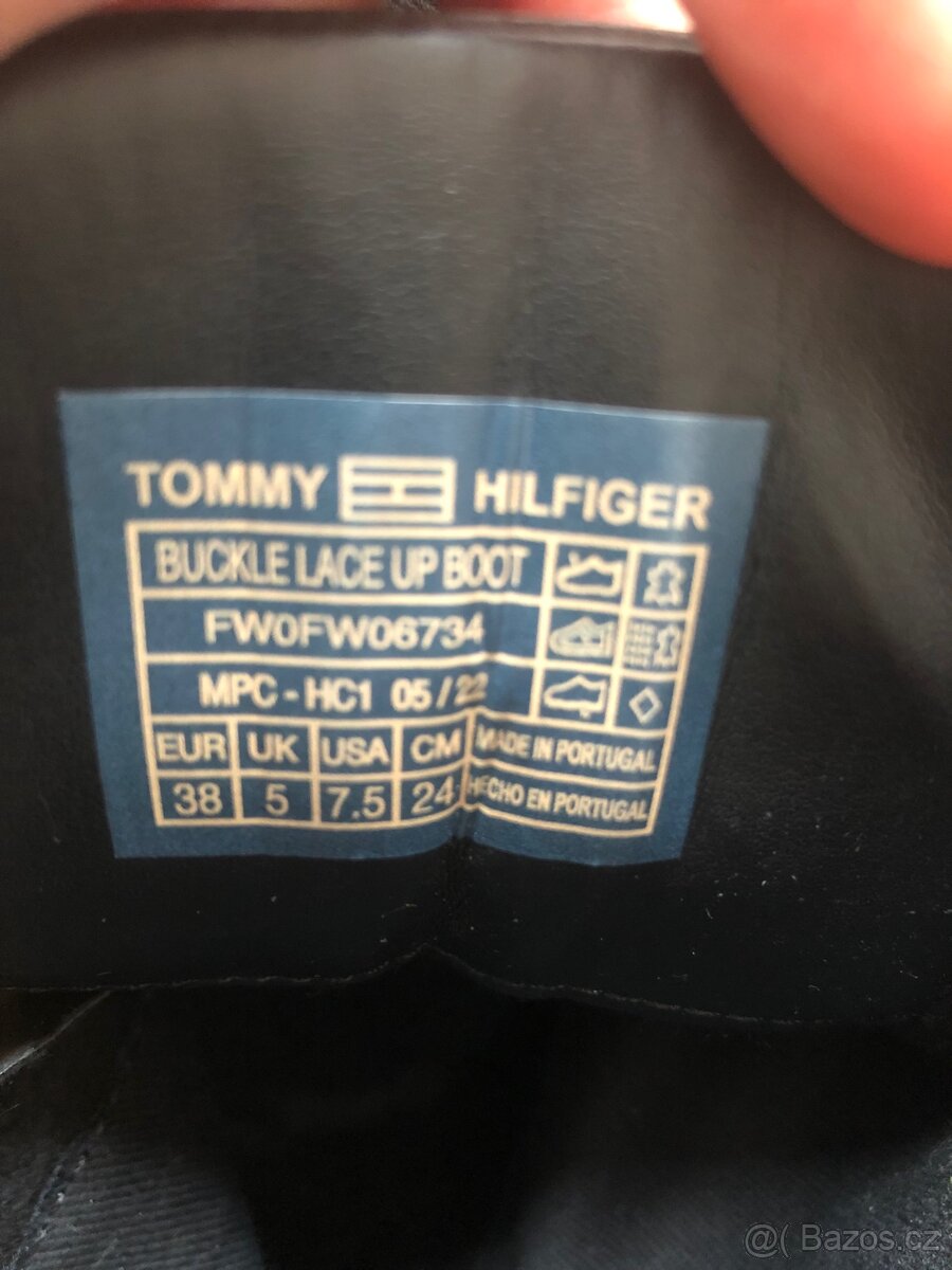 Kozene kotnikove boty Tommy Hilfiger - 6