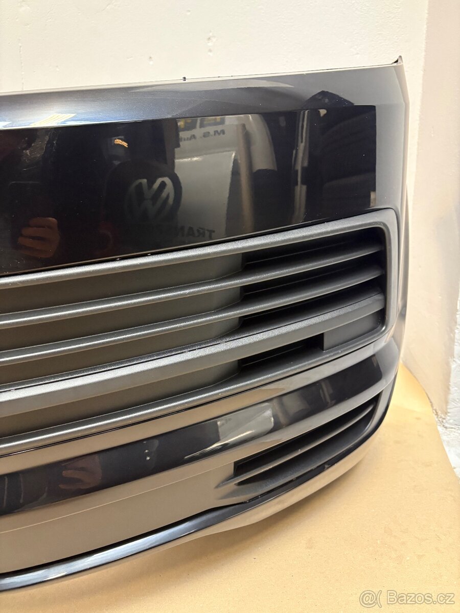 Nárazník Vw T6 Multivan Černá Metalíza 9X Nový originál - 6