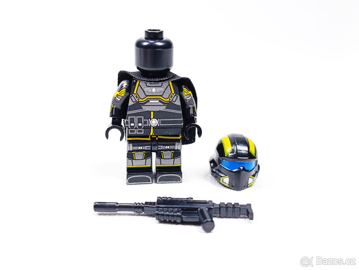 Custom LEGO Helldivers minifigurka B-01 Tactical - 6