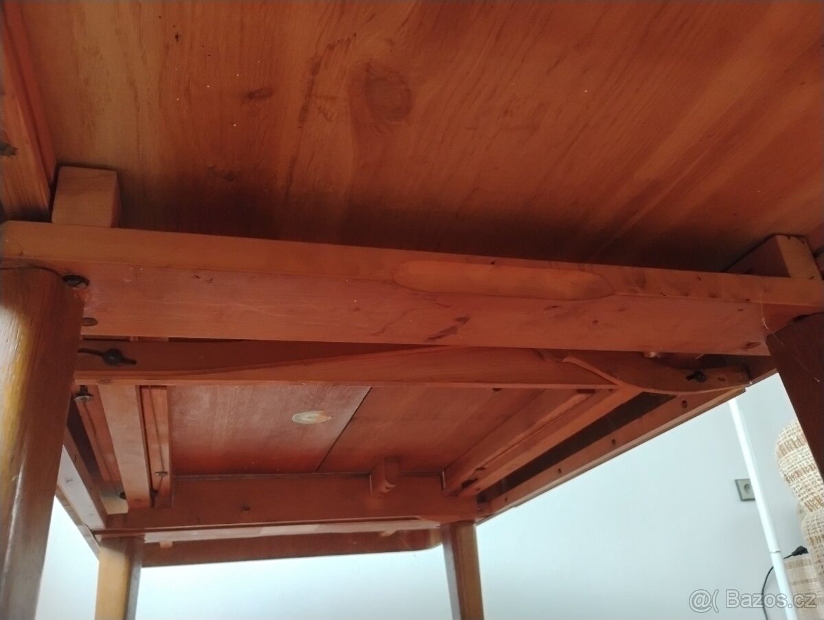 Stůl retro r.v. 1950 styl Halabala - 6