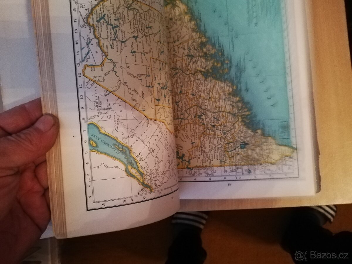 World Atlas , Samuel Harris lIlinois USA - 6
