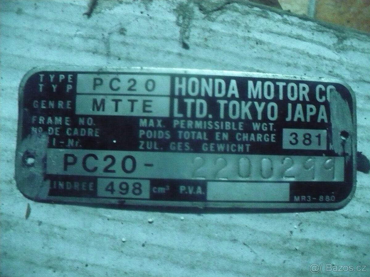 Honda CBR 500 PC 20 r. 88 díly - 6