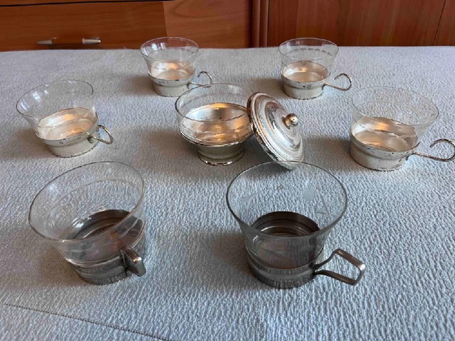 MALOVANÉ DÁRKOVÉ LÁHVE (NOVÉ), ŠÁLKY+CUKŘENKA, ATD. DLE FOTA - 6