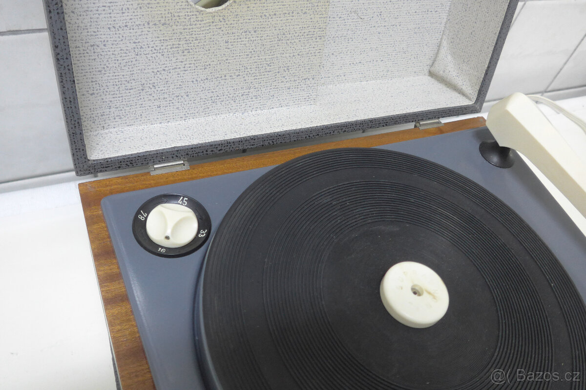 Gramofon 4 Rychlostní SUPRAPHON 2x Jehla ČSSR - 6