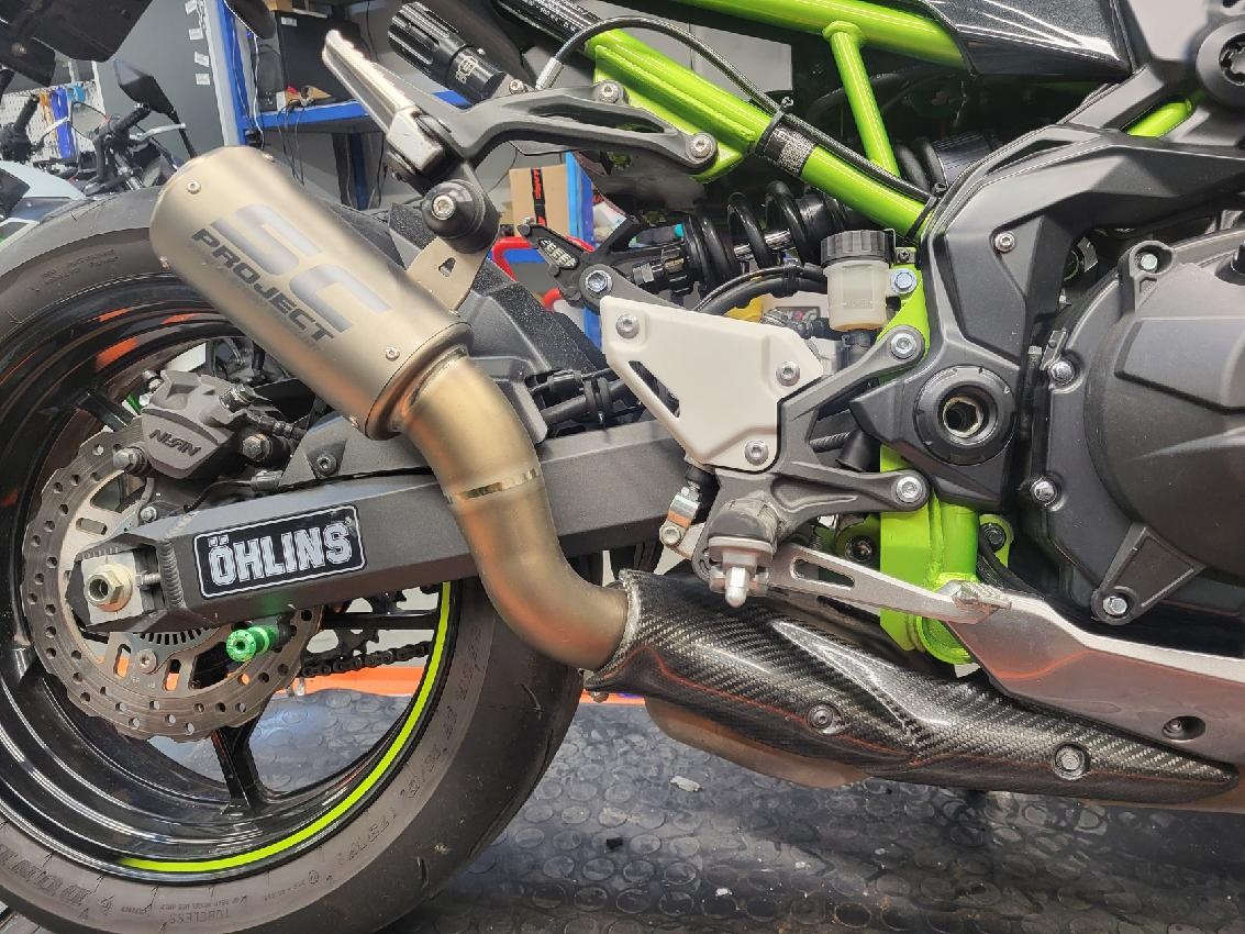 Kawasaki Z900 SC Projekt výfuk titan - 6