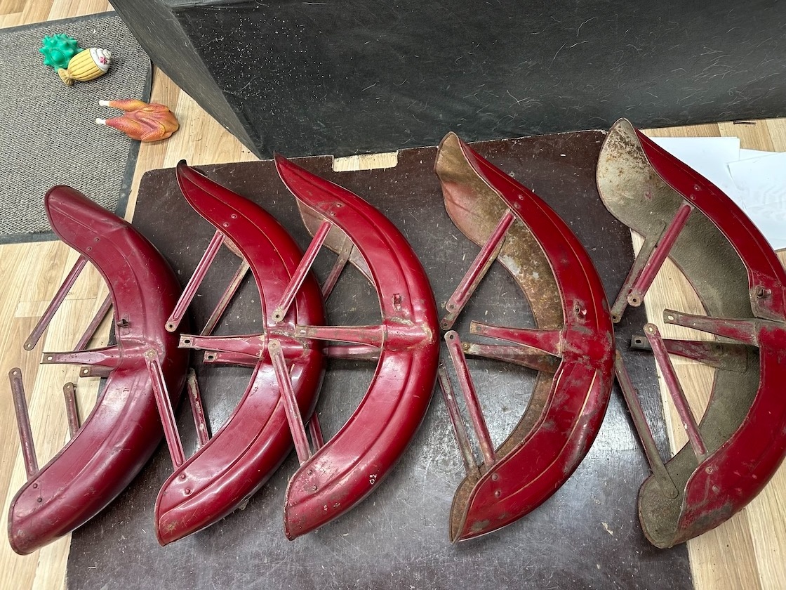 Predám prední blatník JAWA 250/559 350/360 panelka - 6