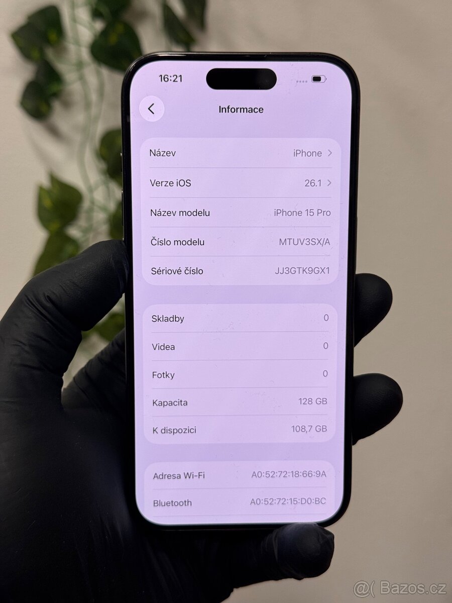 iPhone 15 Pro 128GB černý - 6