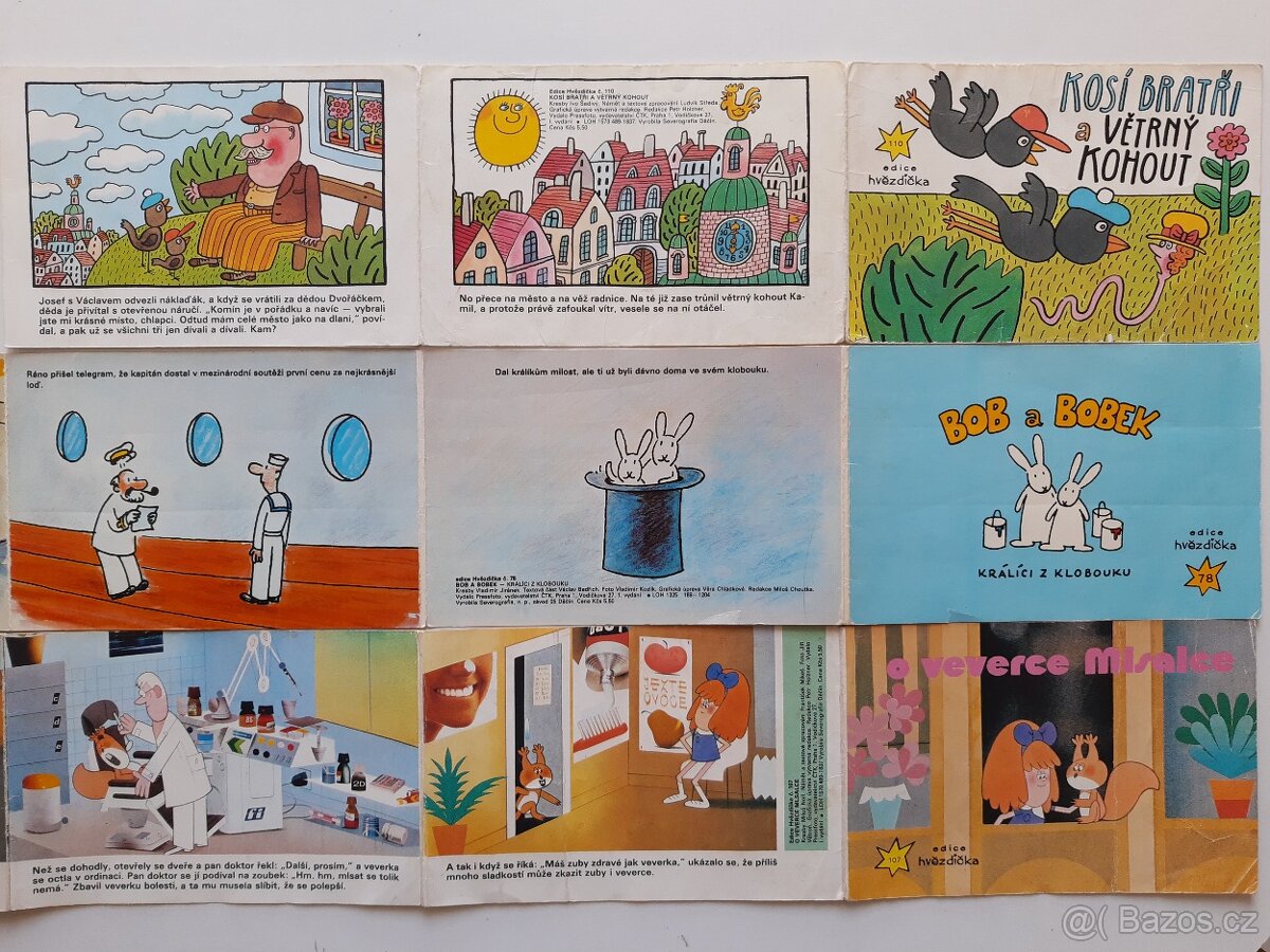 Hvězdička (set 9) - leporela (6x) - 6