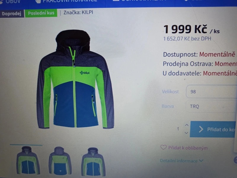 NOVÁ Softshellová bunda KILPI Milo-j - 6