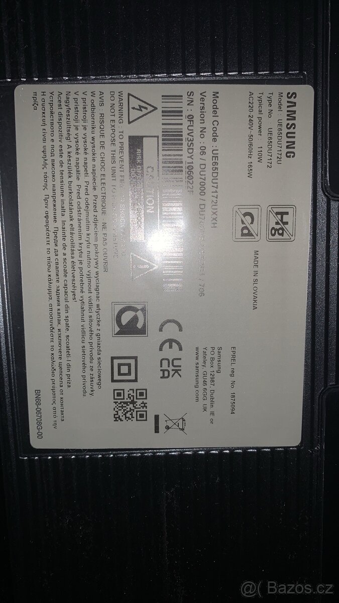 Samsung smart TV 65 - 6