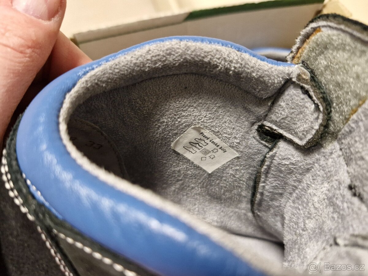 Celoroční kožené boty Santé 33 - 6