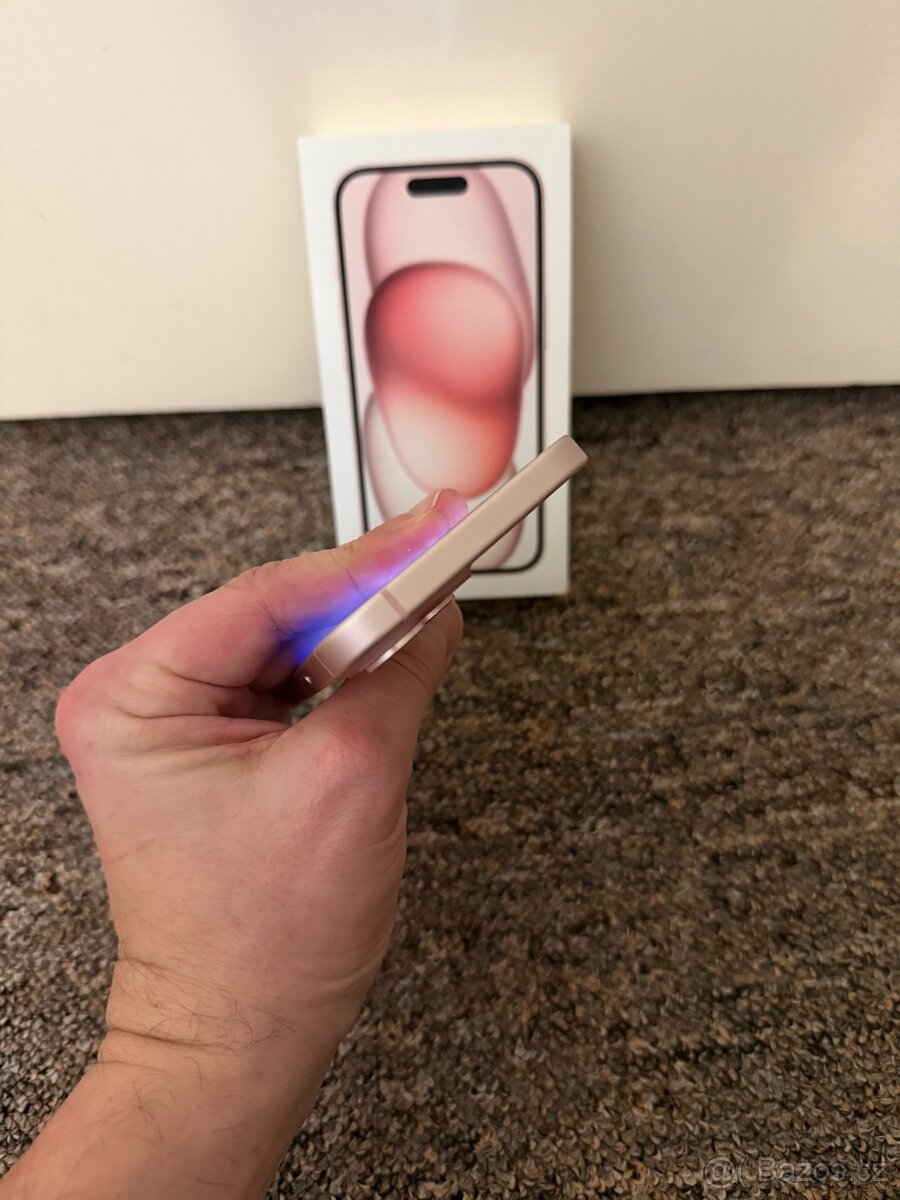 Apple iPhone 15 128gb Pink. TOP stav. - 6