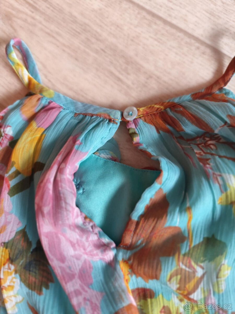 Květ tyrkysové šaty vel.152/158 12-13 let George - 6