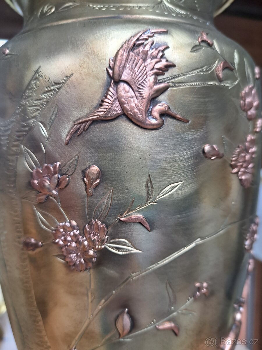 Petrolejová lampa z mosazi - 6