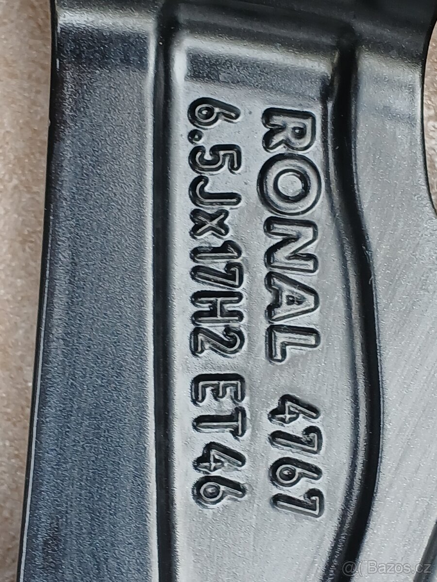 Pěkná nová orig alu kola Škoda Octavia 4, Pirelli 205/55/17 - 6