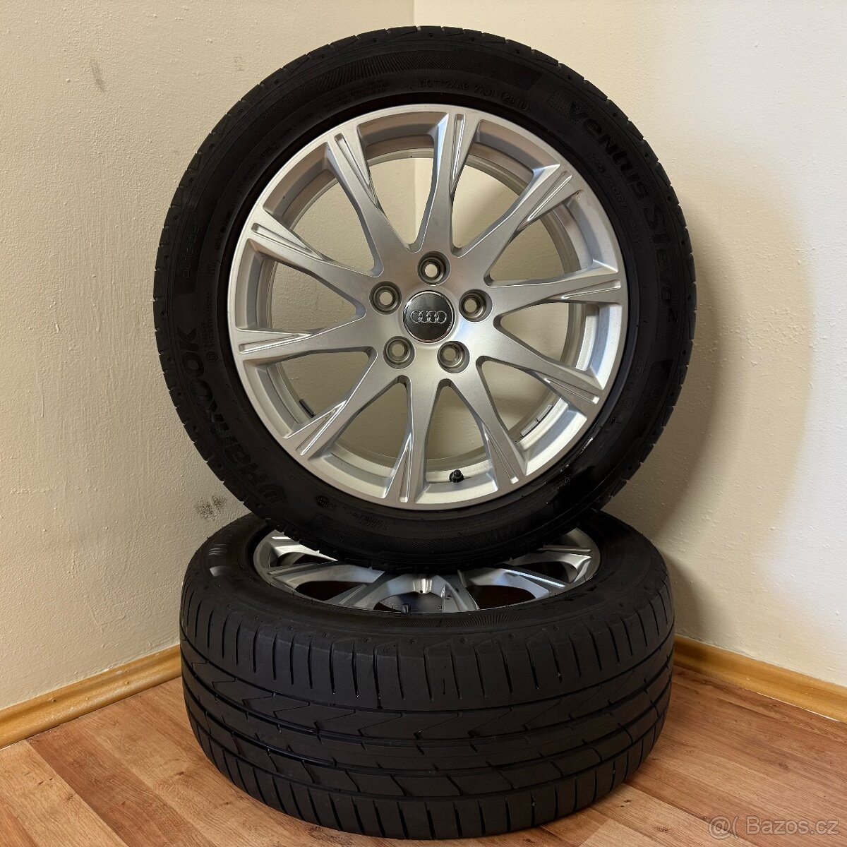 AUDI A4 B9 5x112 R17 ET38+LETNÍ 225/50R17 6/2mm - 6