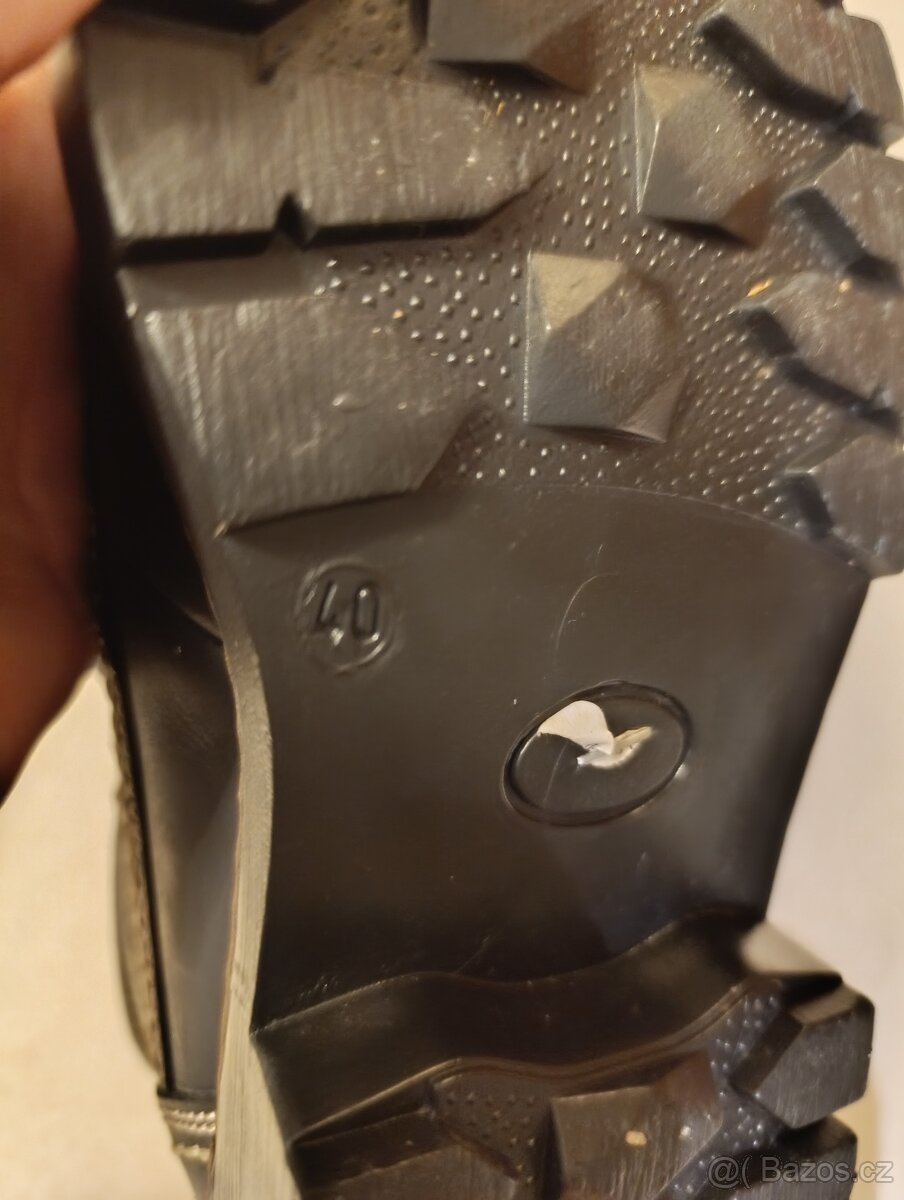 Zimní kotníkové boty vel. 39/40 - 6