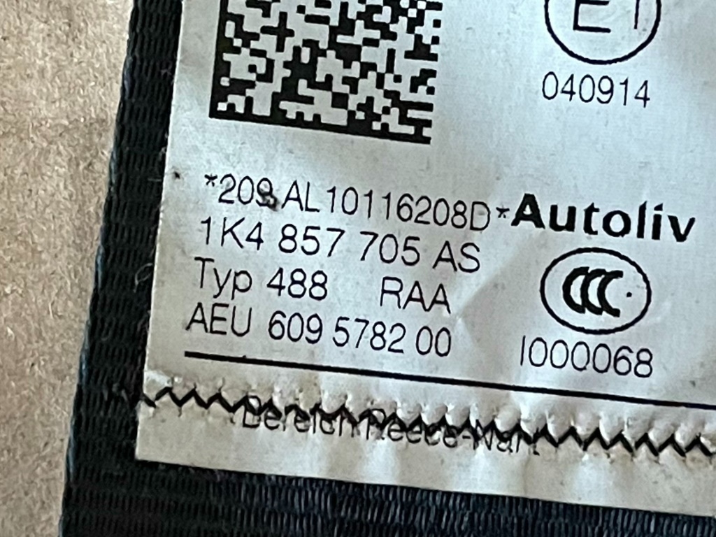 VW GOLF 5 1K 03-09 airbag volant + spol.+ pásy PP+LP - 6