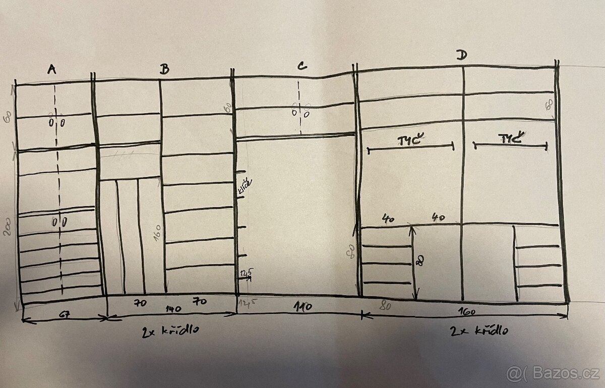 Velká skříň, 4 části - 6