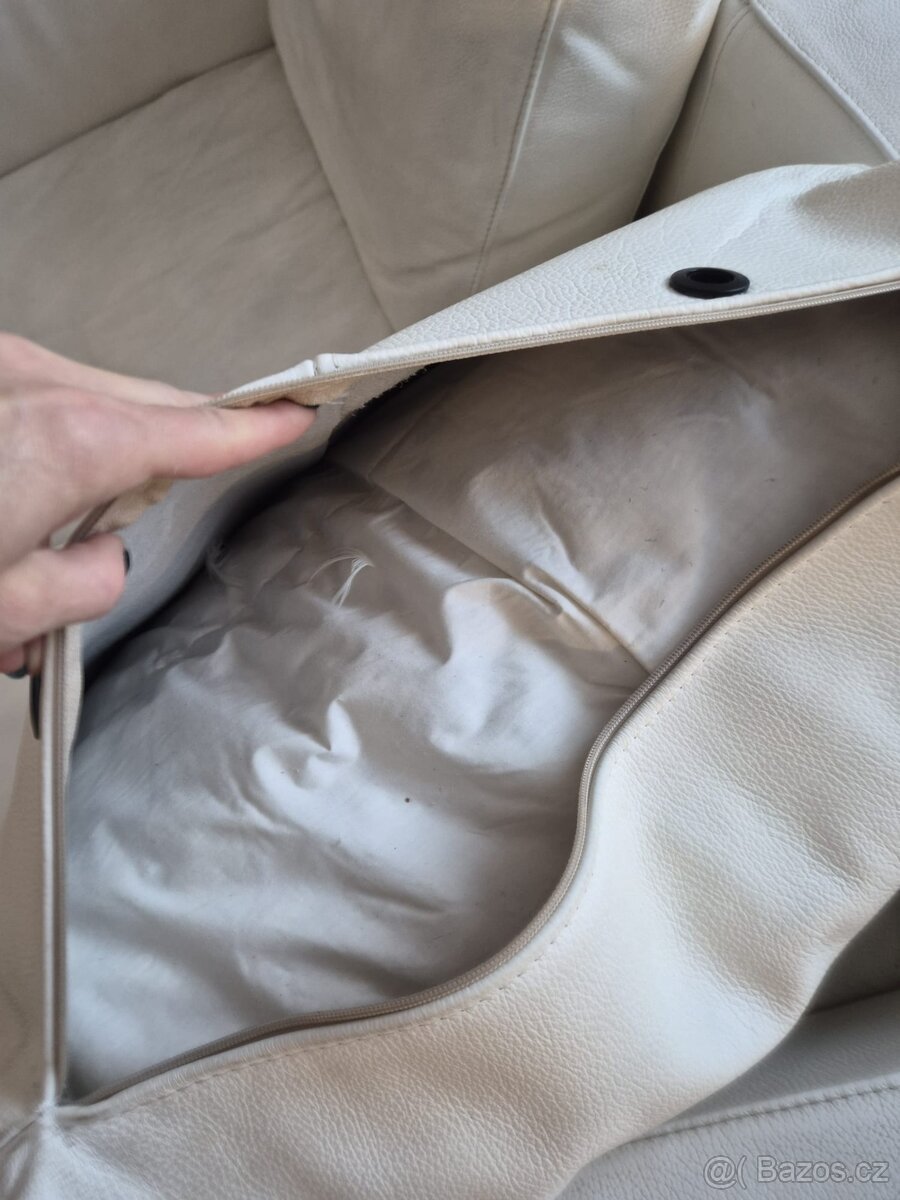Krásná kožená sedačka - 6