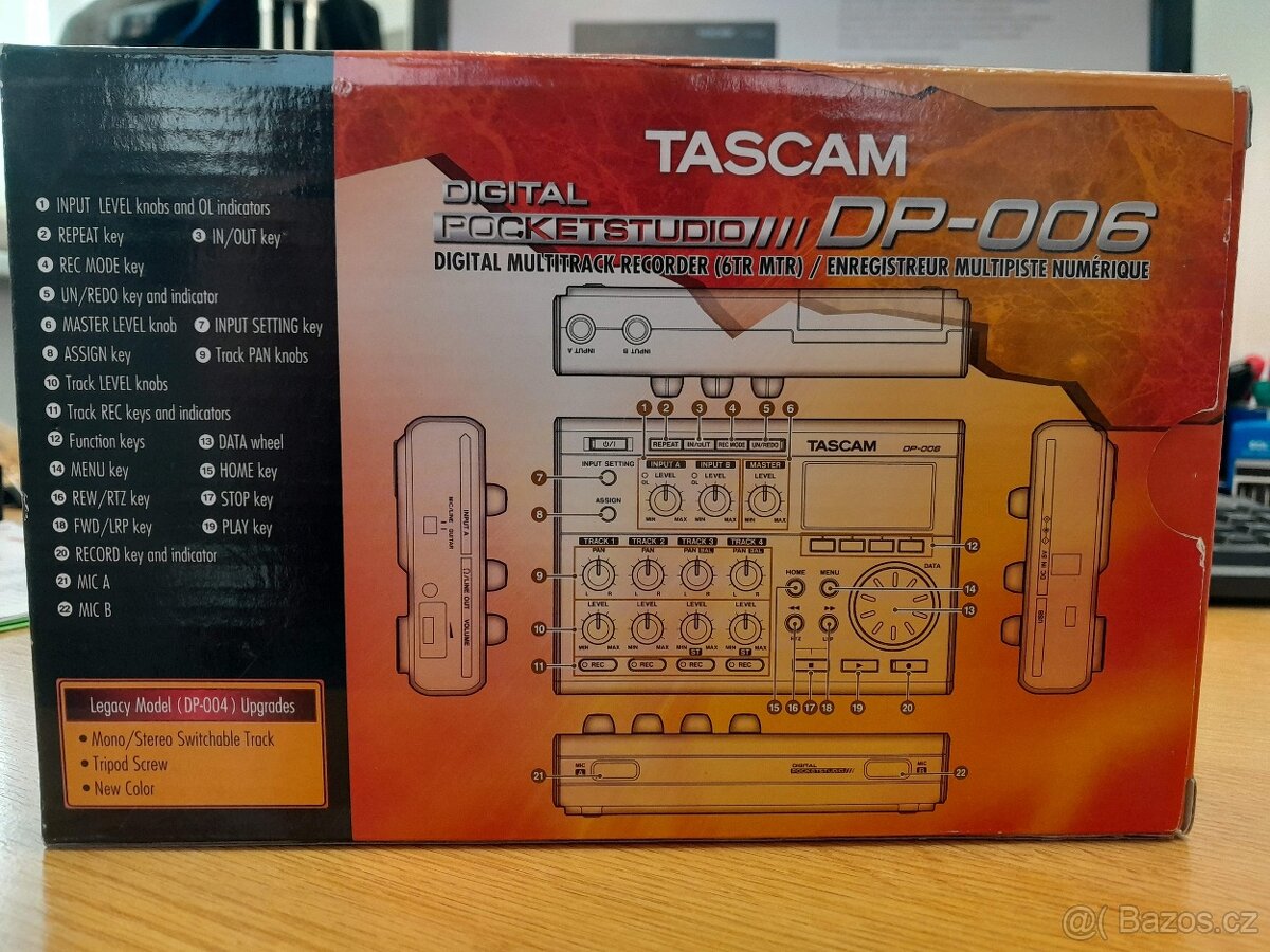 Recorder TASCAM DP-006 - 6