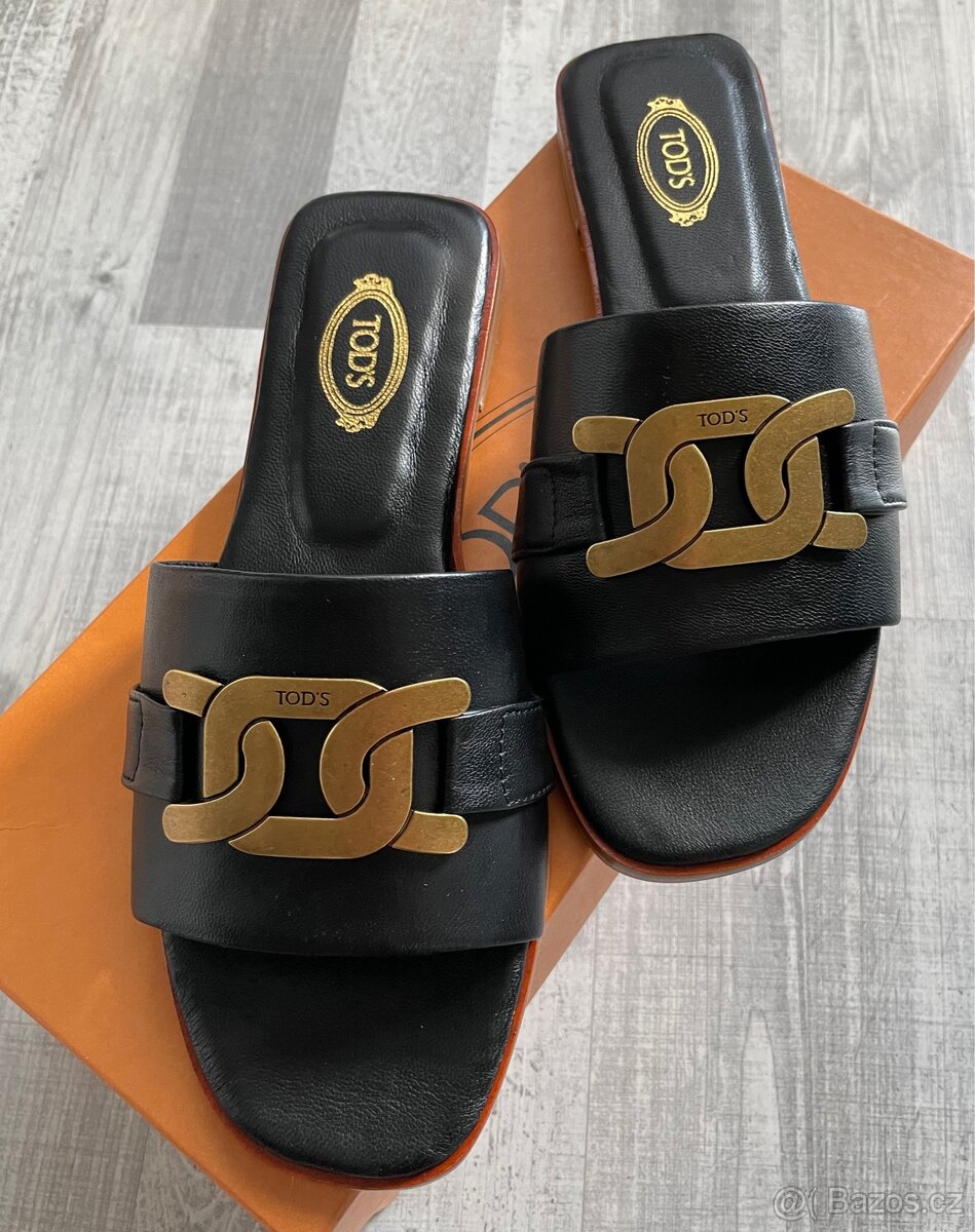 Dámské černé pantofle 37 Tod´s - 6