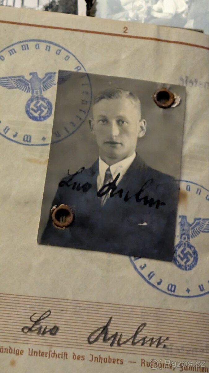 Pozůstalost vojáka Wehrmachtu - Leningrad, železný kříž - 6