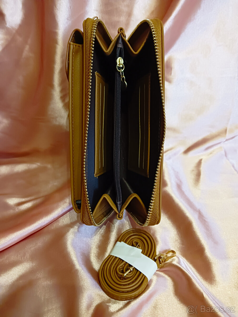 ♥️Dámská crossbody taška taštička kabelka peněženka 2v1 nová - 6