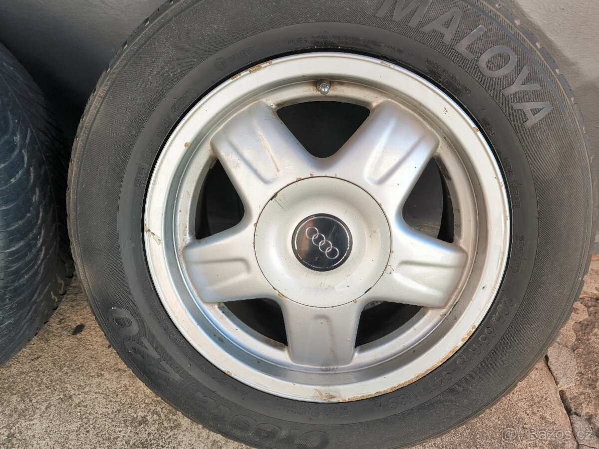 Alu Kola Originál R15 4x108 Audi Cabrio,Coupe-TOP - 6