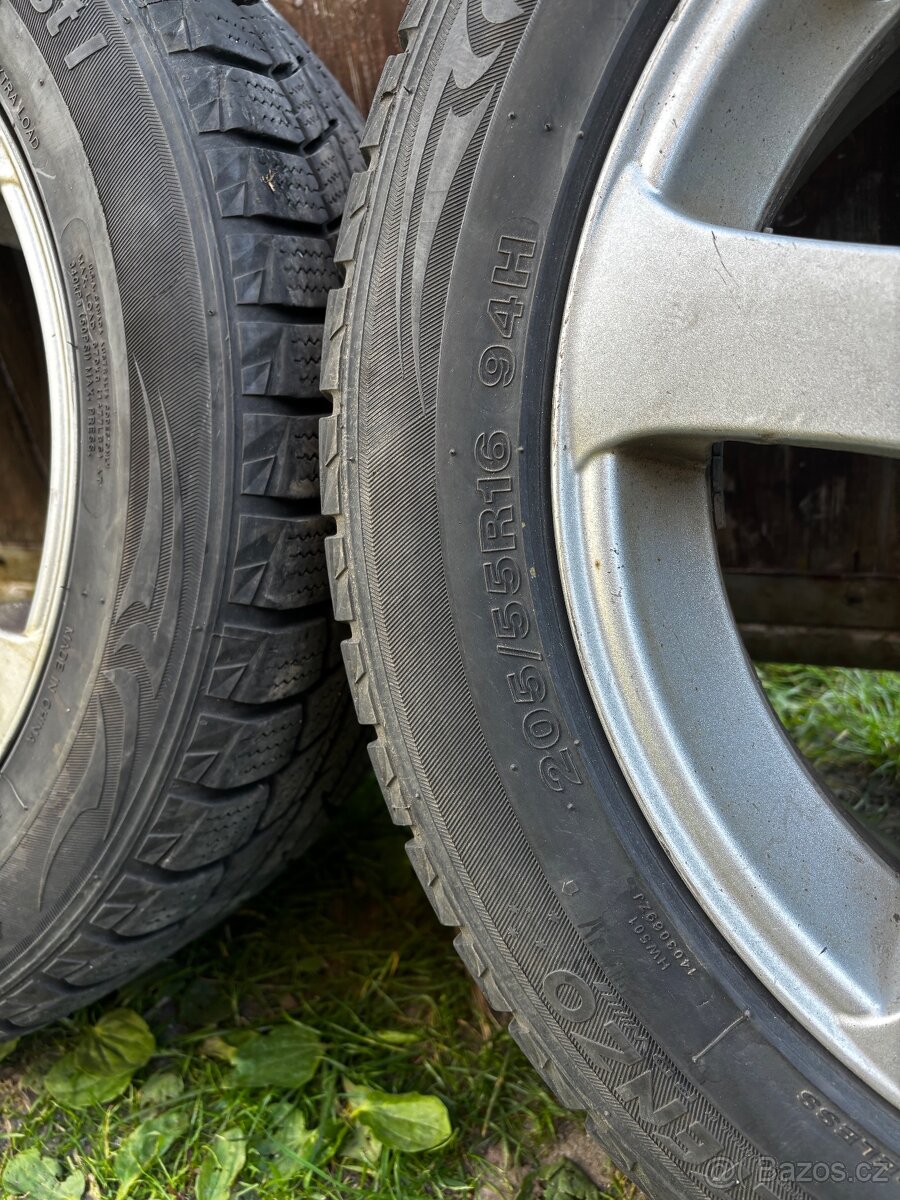5x120 r16 205/55/16 alu zimní bmw e36/e46 - 6