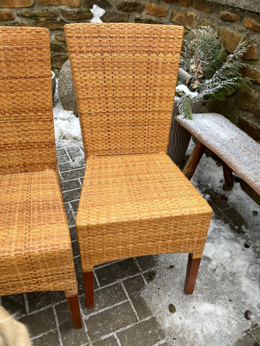 Židle z pravého ratanu - 6