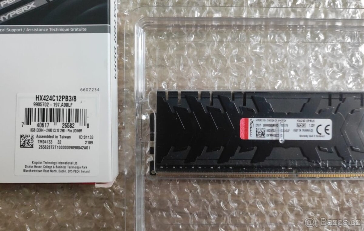 8GB DDR4 modul HyperX Predator Taiwan - 6
