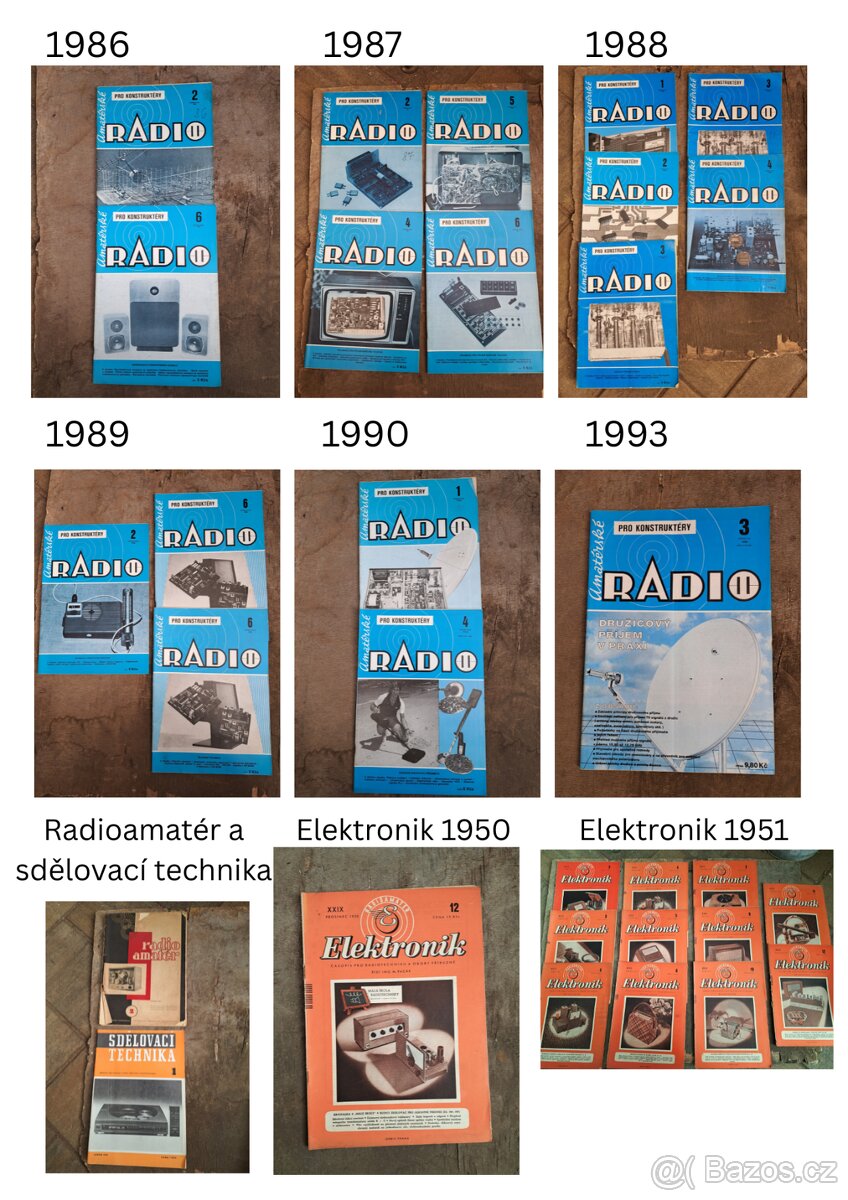 Amatérské rádio - sada cca 150ks - 6