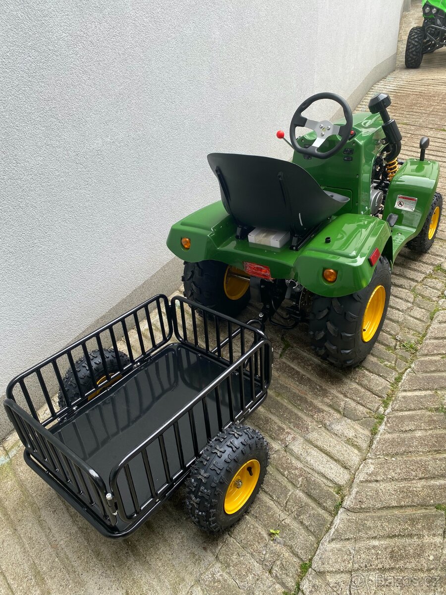 Dětská čtyřkolka ATV Traktor NITRO 110ccm s vozíkem - 6