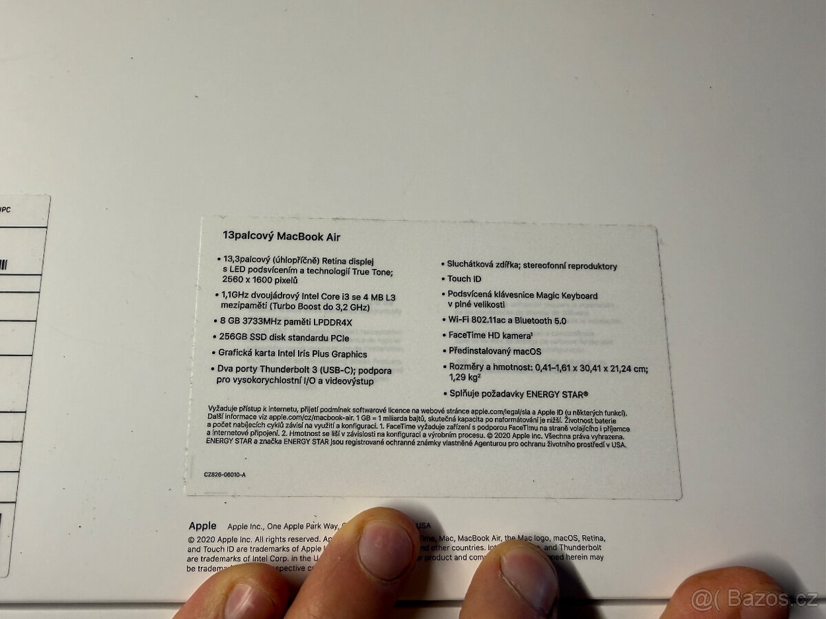 Zánovní - MacBook Air 13" 2020 Gray - 6