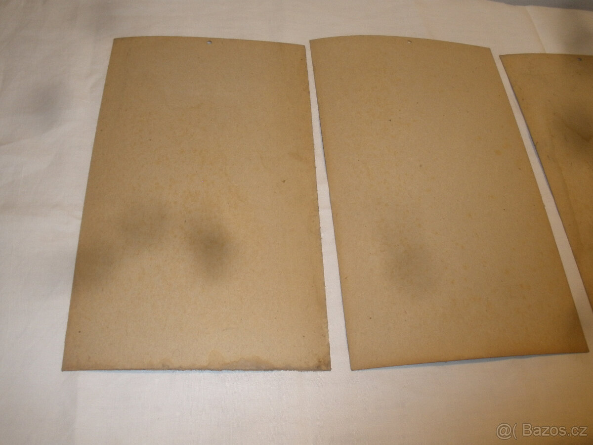 Staré reklamní cedule na kartonu - 6