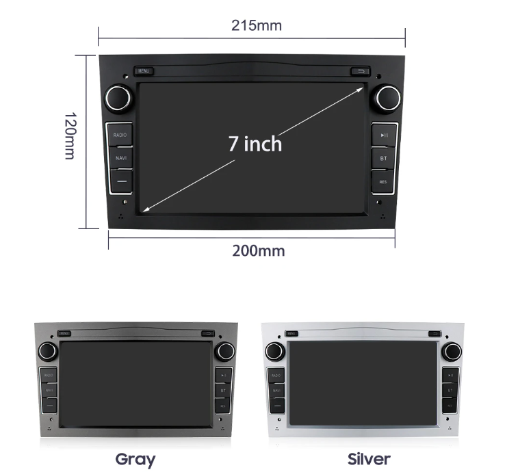 2GB Nové Android Autorádio Opel CarPlay, Astra, Vectra,Corsa - 6
