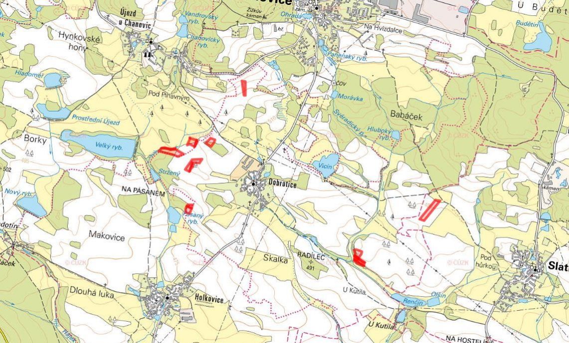 Zemědělská půda, prodej, Dobrotice, Chanovice, Klatovy - 6