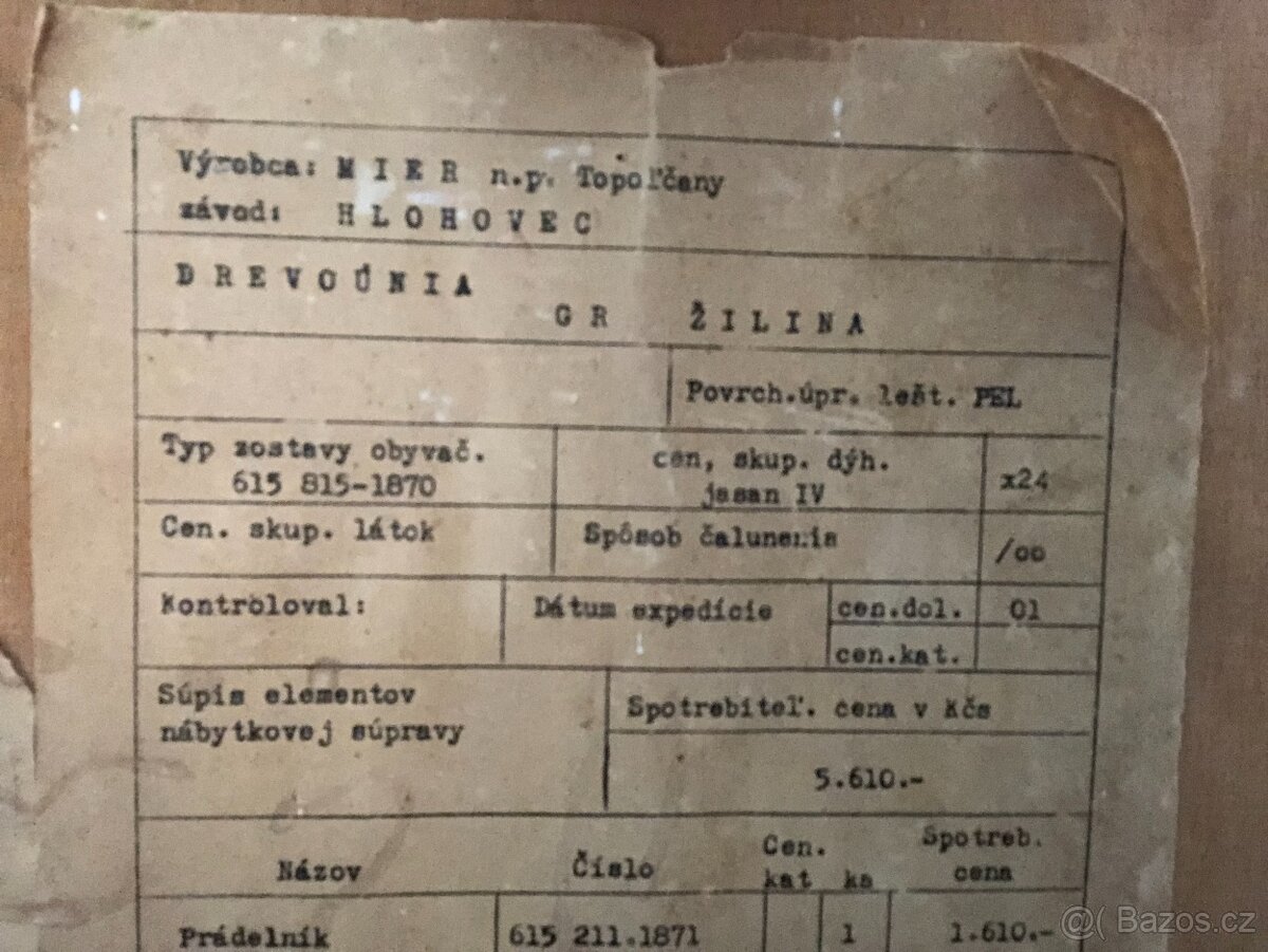 Starožitný příborník - 6