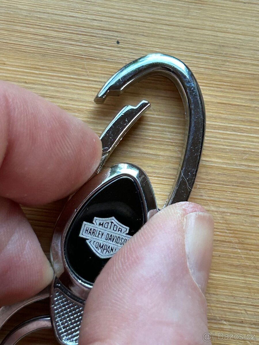 Klíčenka Harley Davidson chromovaný kov - 6