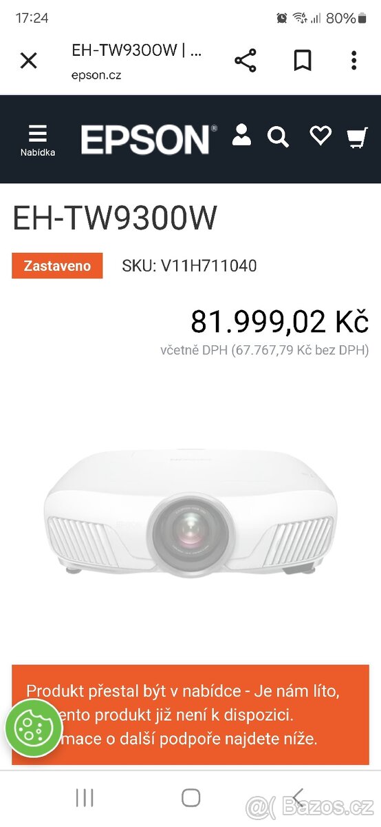 Projektor epson eh tw 9300w 4k - 6