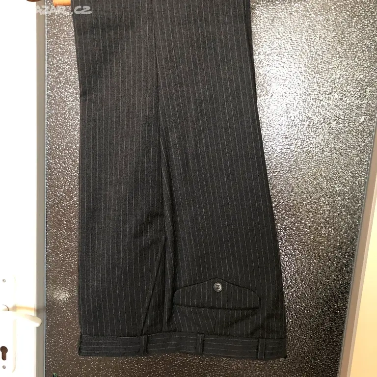 Pánský vlněný oblek vel. 50 - 6