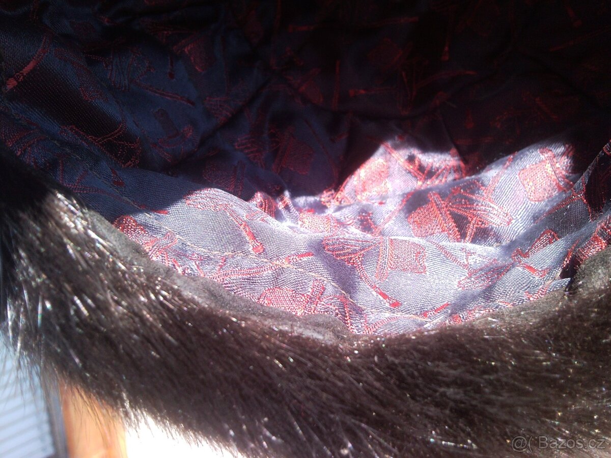 KOŽÍŠEK DÁMSKÝ NENOŠENÝ + KOŽEŠINOVÁ ČEPICE - 6