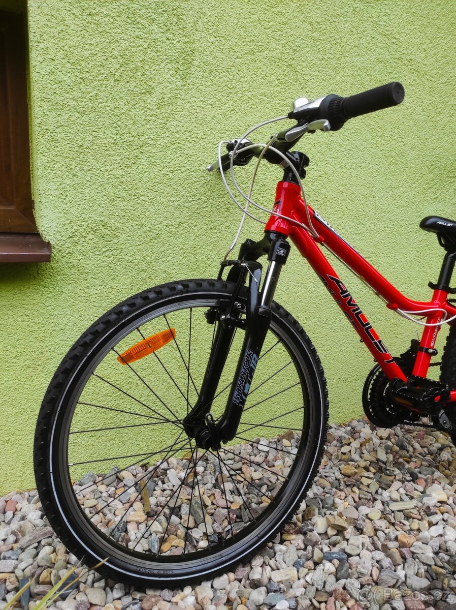 Značkové dětské kolo AMULET 24" (červená) - 6