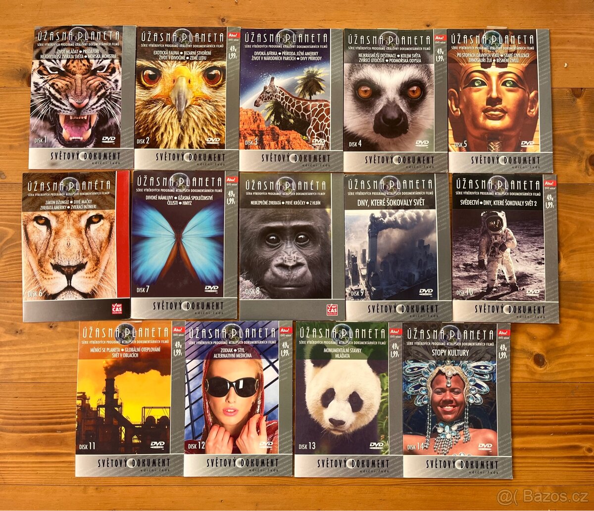 DVD Profesionálové/Galactica/Jetix/Užasná planeta - 6