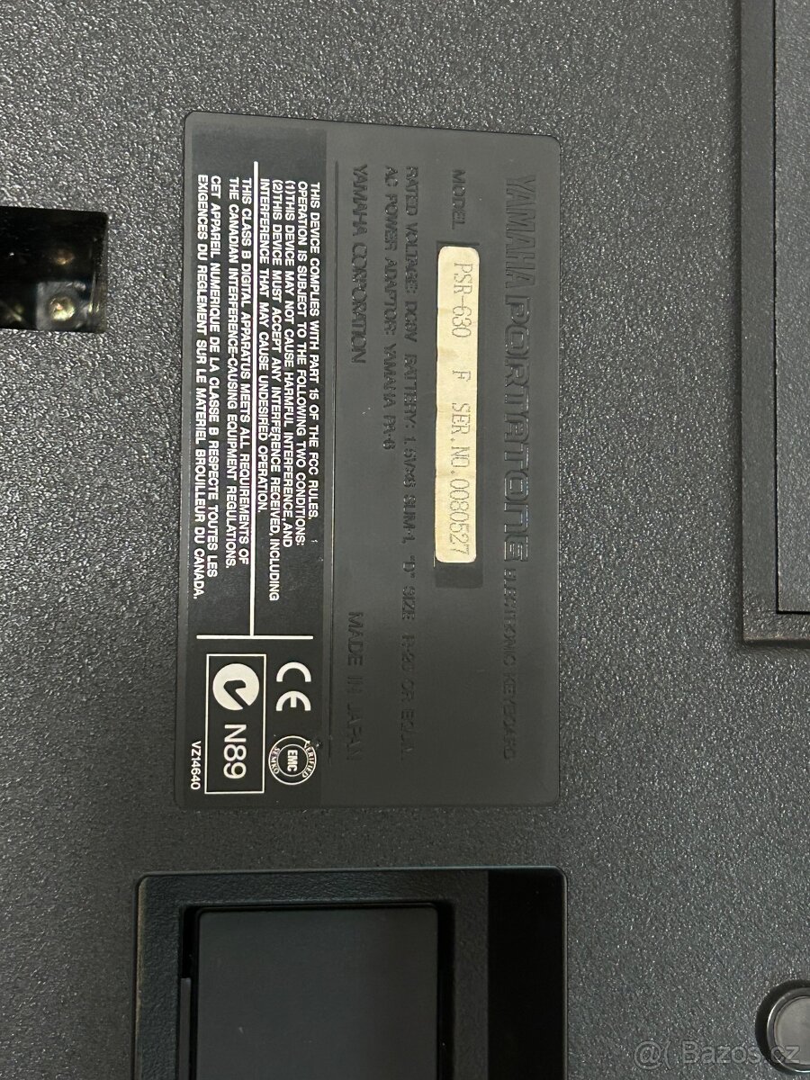 Klávesy Yamaha PSR-630 - 6