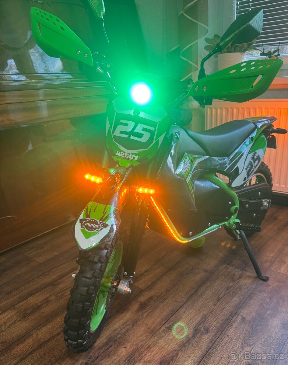 Dětská elektrická motorka Hecht 54501 green - 6