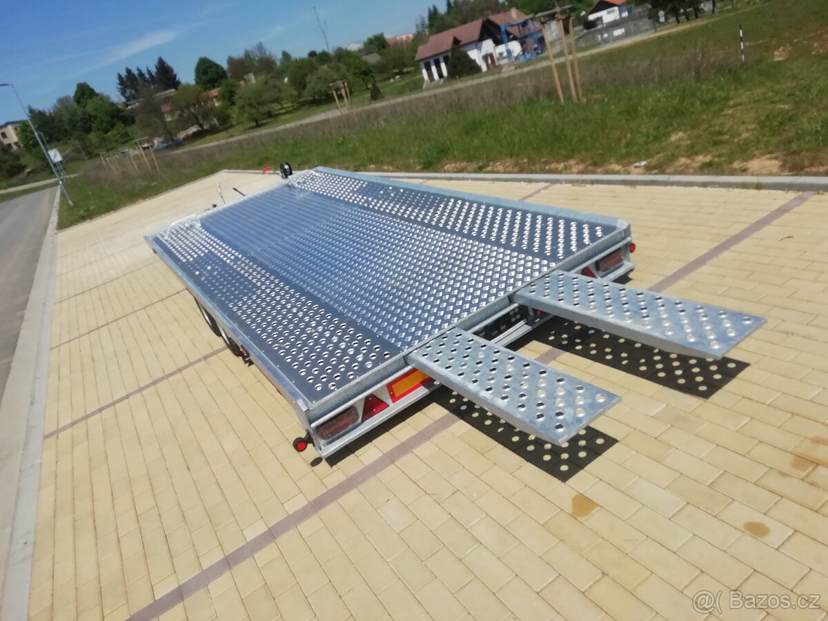 Sklopka hydraulika, ALU plocha 450x210cm, 2700/680kg, výbava - 6