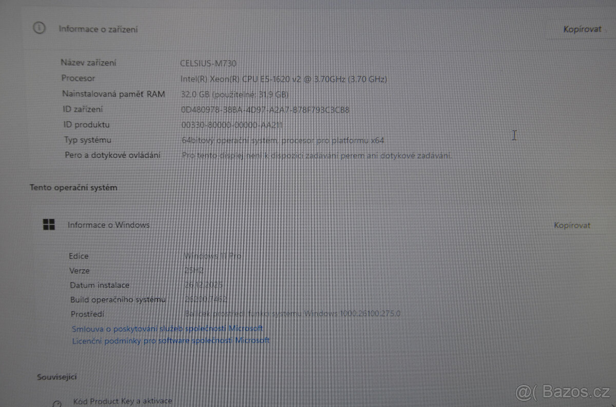 Fujitsu Celsius M730n Xeon/32GB/SSD 512/GTX960 - 6