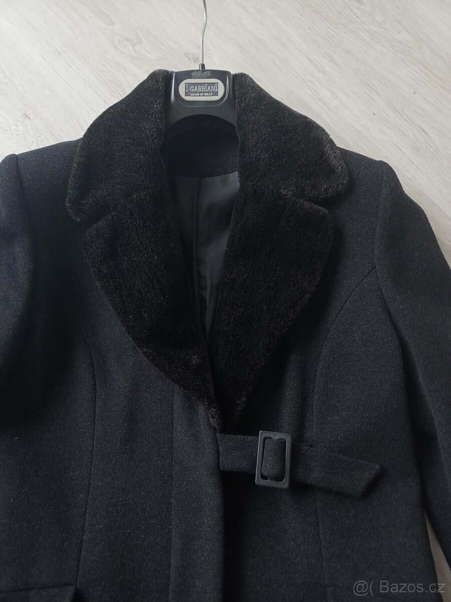 Vlněný kabát s kašmírem vel. 40/L - 6